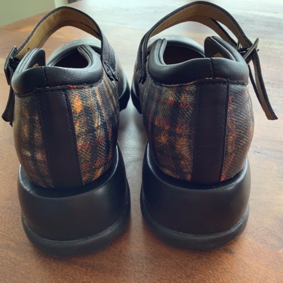 NIB Fluevog Unity Aimee plaid mary-janes size 9 - Picture 5 of 16